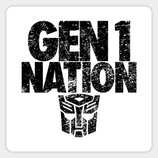 GEN 1 NATION - Autobots Magnet